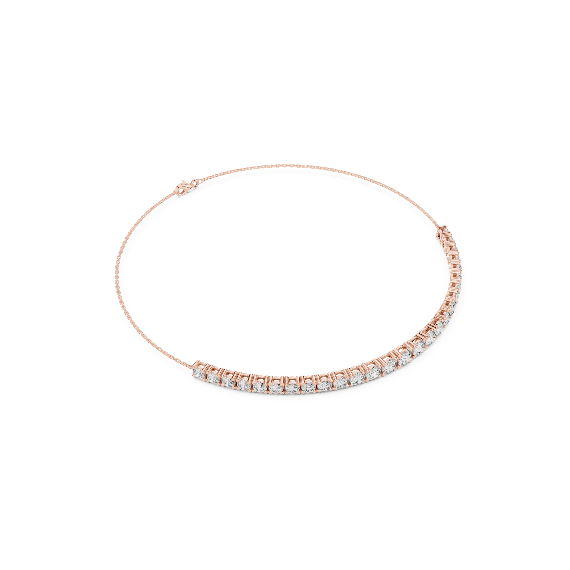 Delicate Lab Grown Diamond Chain Bracelet