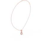 Pear Cut Solitaire Diamond Pendant