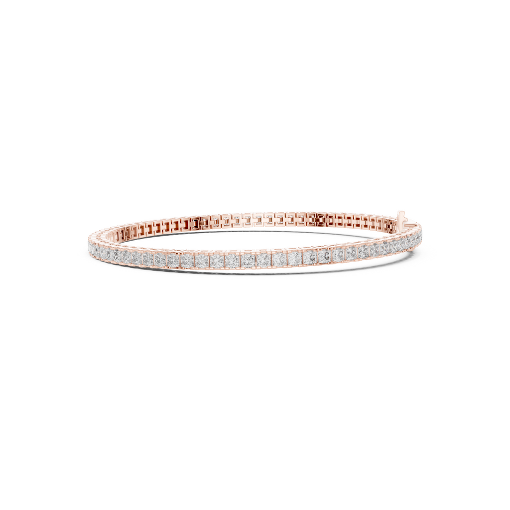 Princess Lab Grown Diamond Tennis Bracelet