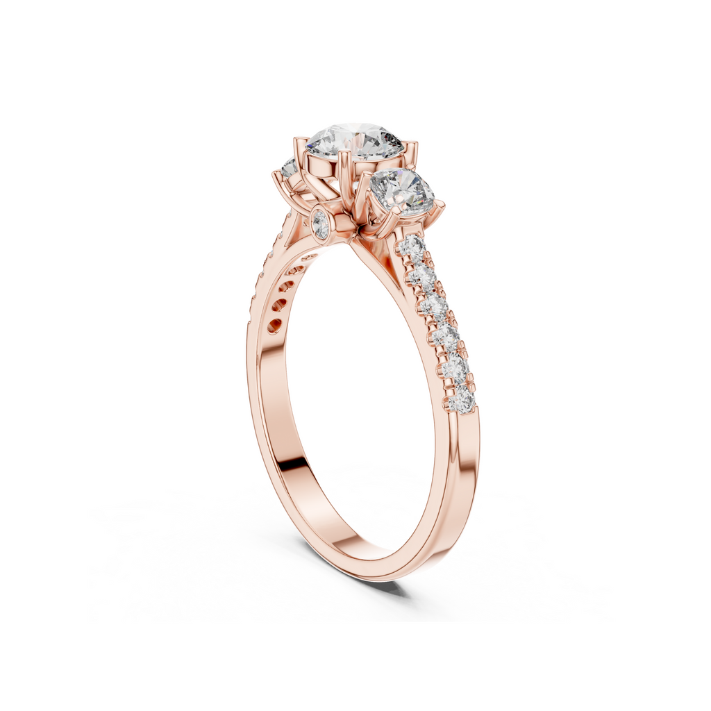 Triad Charming Lab Grown Diamond Ring