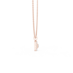 Square Lab Grown Diamond Halo Pendant