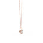 Round Cut Solitaire Lab Grown Diamond Pendant