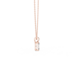 Radiant Cut Solitaire Lab Grown Diamond Pendant