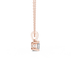 Cushion Cut Solitaire Diamond Pendant