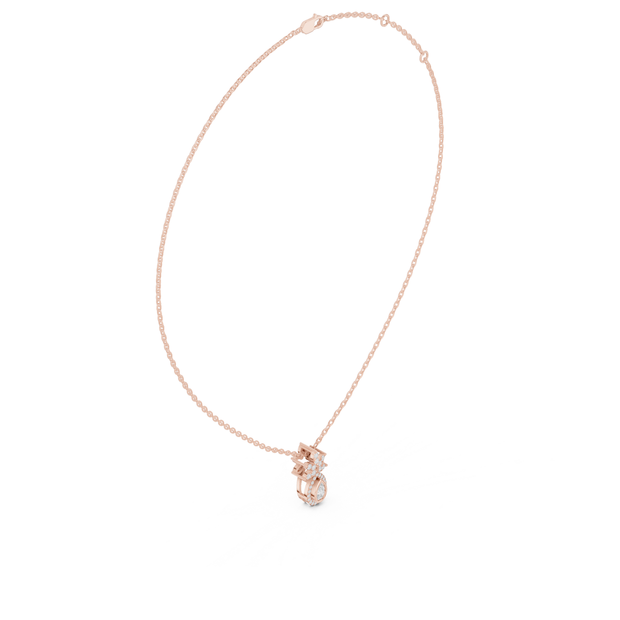 Tropical Lab Grown Diamond Pendant