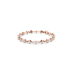 Delicate Round Lab Grown Diamond Tennis Bracelet