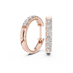 Classic Lab Grown Diamond Huggie Hoop Earring