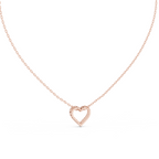 Delicate Heart Lab Grown Diamond Pendent