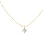 Princess Solitaire Lab Grown Diamond Pendant