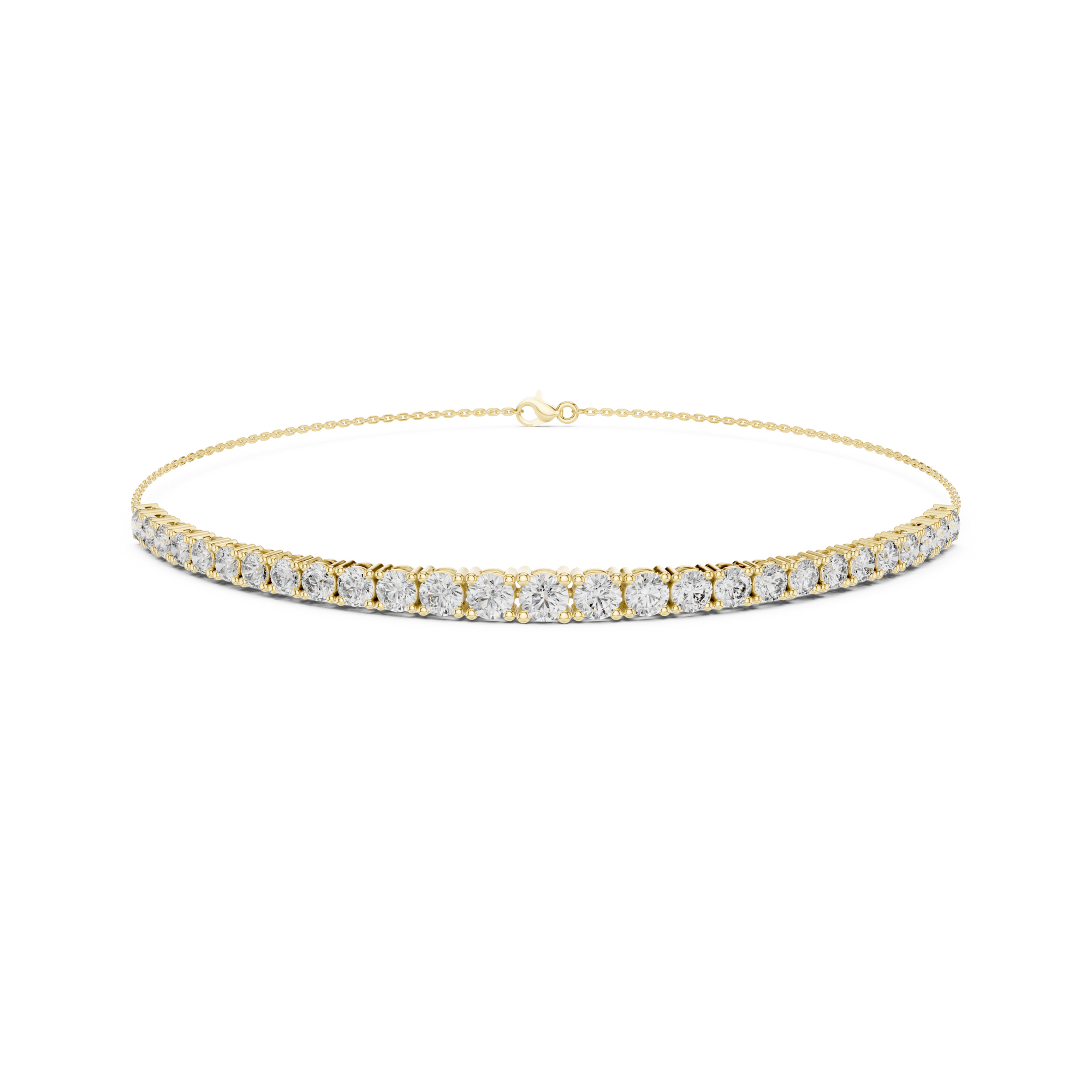 Delicate Lab Grown Diamond Chain Bracelet