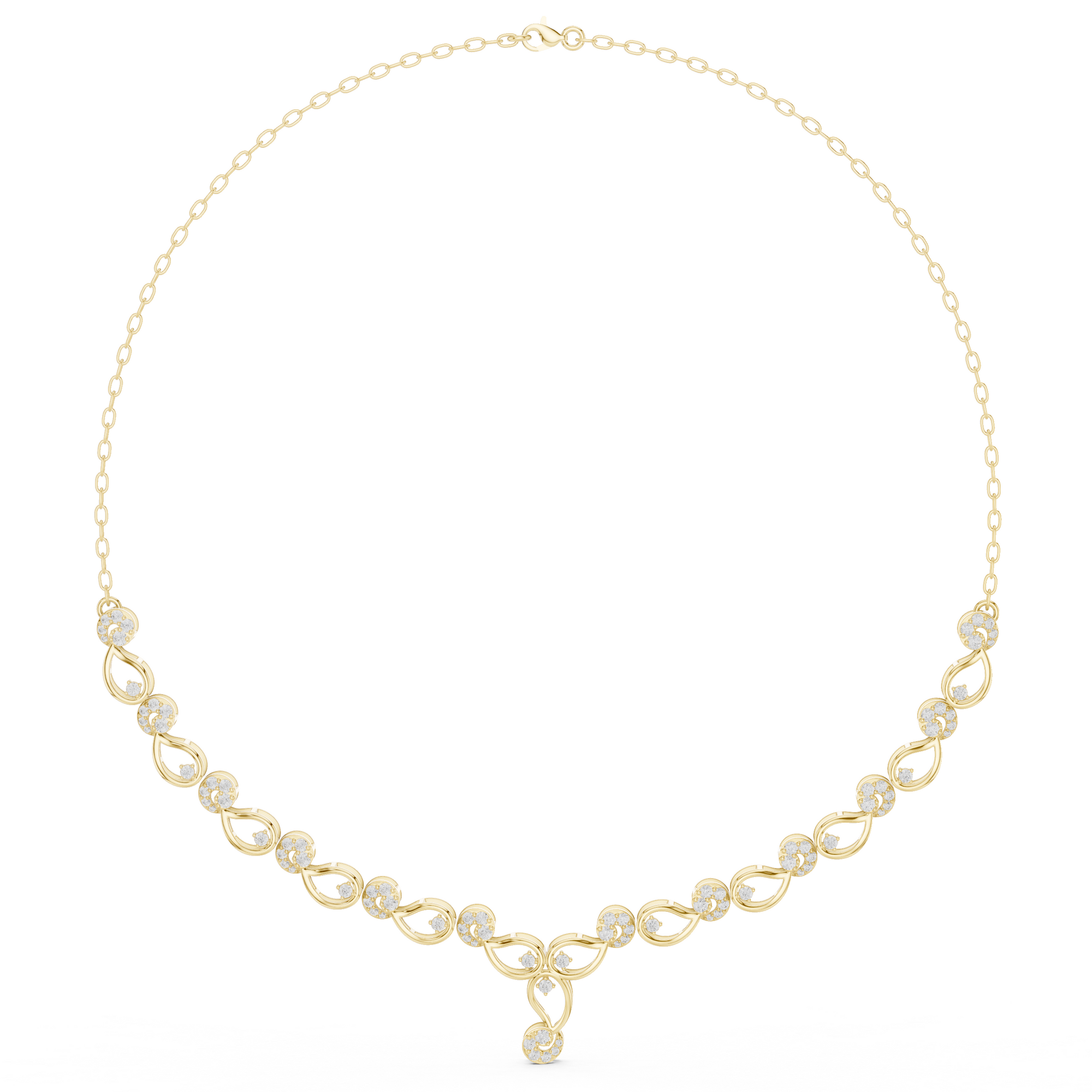 Infinity Drop Lab Grown Diamond Necklace