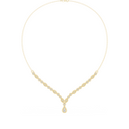 Elegant Lab Grown Diamond Drop Necklace