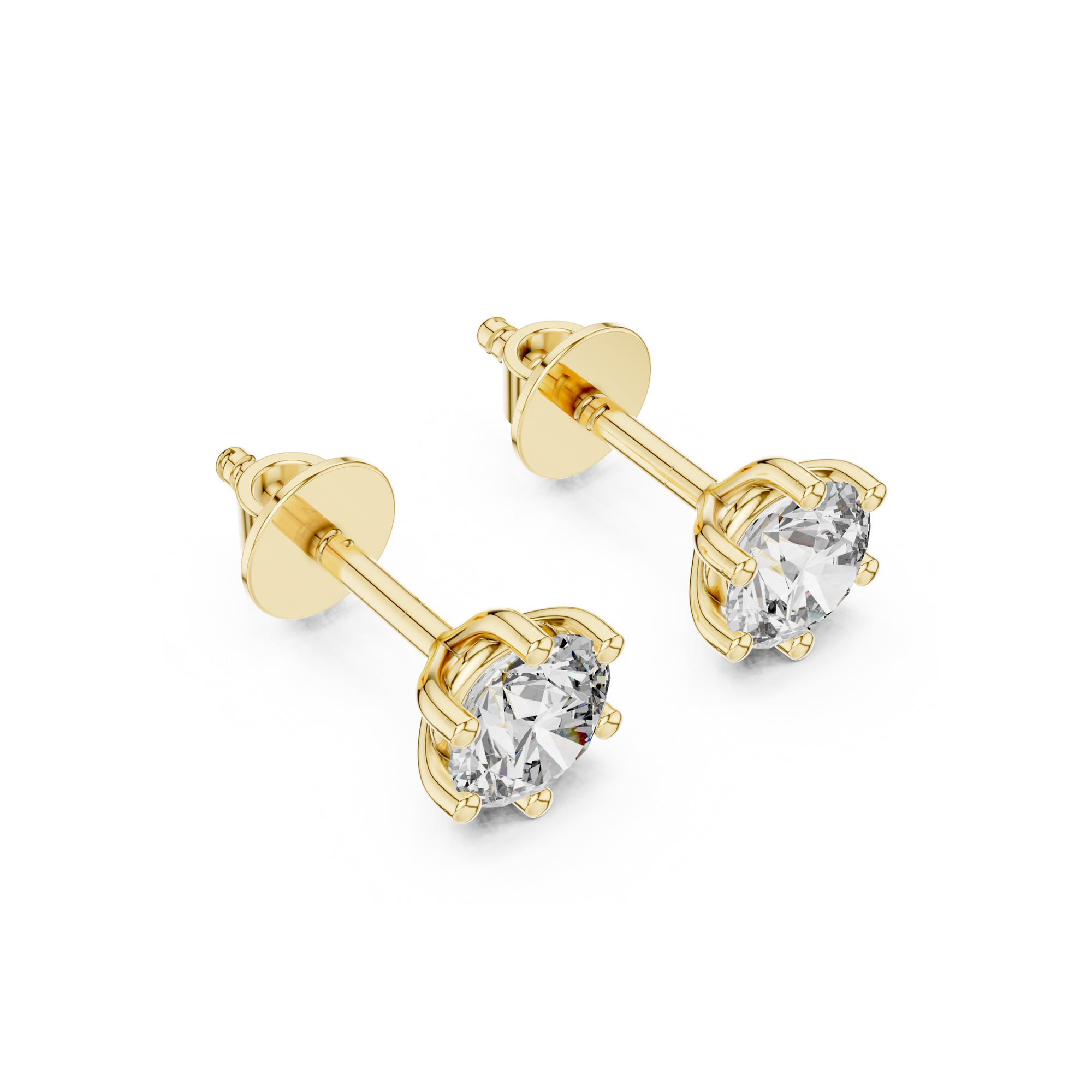 Classic Solitaire Lab Grown Diamond Stud