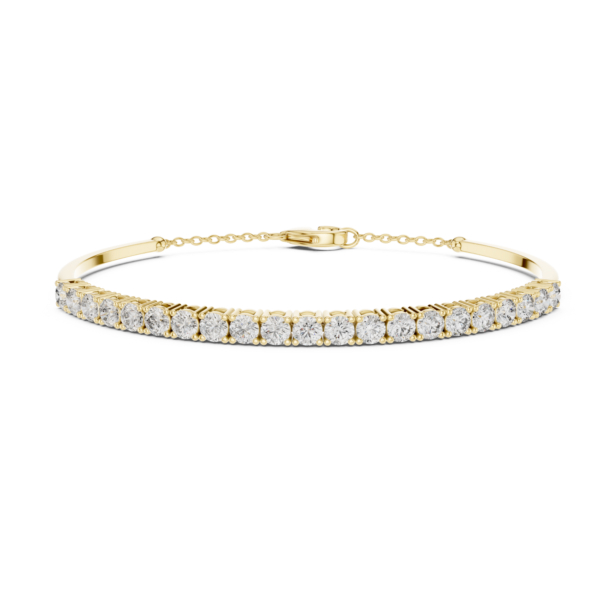 Elegant Lab Grown Diamond Chain Bracelet