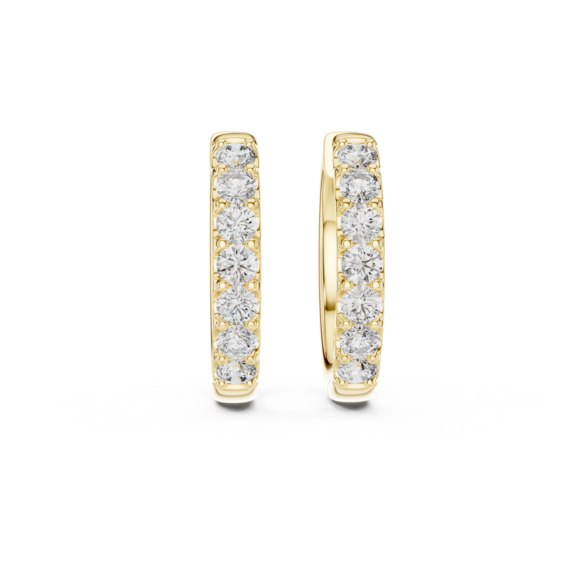 Classic Lab Grown Diamond Huggie Hoop Earring