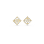 Cluster Squire Diamond Stud Earring