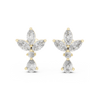Butterfly Lab Grown Diamond Stud Earrings