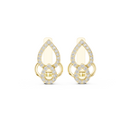 Slick Harmony Diamond Hoop Earring
