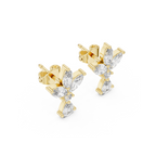 Butterfly Lab Grown Diamond Stud Earrings