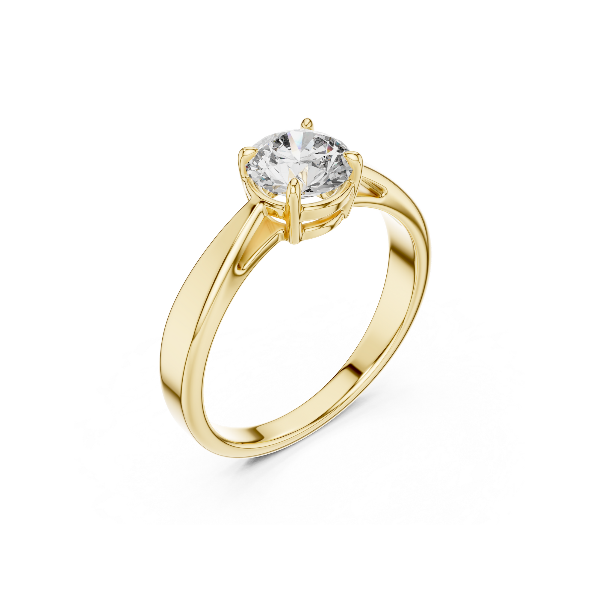 Classic Solitaire Lab Grown Diamond Ring