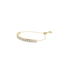 Elegant  Round Cut Lab Grown Diamonds Chain Bracelet