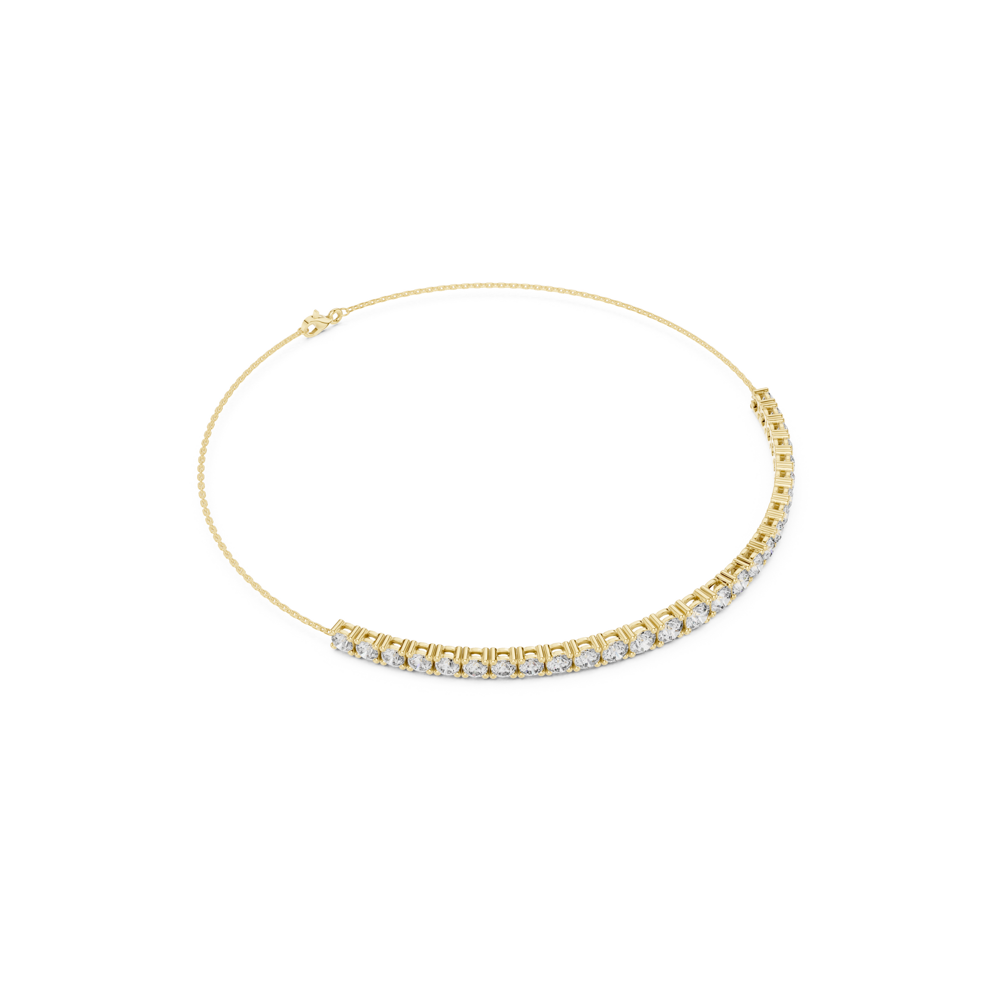 Delicate Lab Grown Diamond Chain Bracelet
