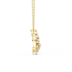 Concave Lab Grown Diamond Pendant