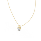 Round Cut Solitaire Lab Grown Diamond Pendant