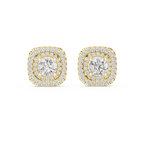 Royal Cushion Lab Grown Diamond Stud