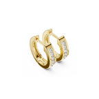 Dainty Diamond Hoop Earring