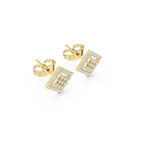 Cluster Squire Diamond Stud Earring