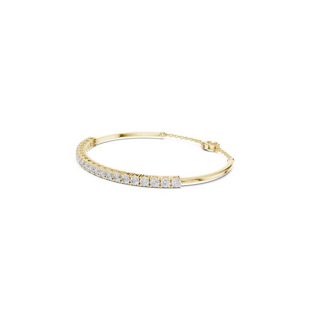 Elegant Lab Grown Diamond Chain Bracelet