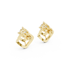 Geometric Lab Grown Diamond Stud