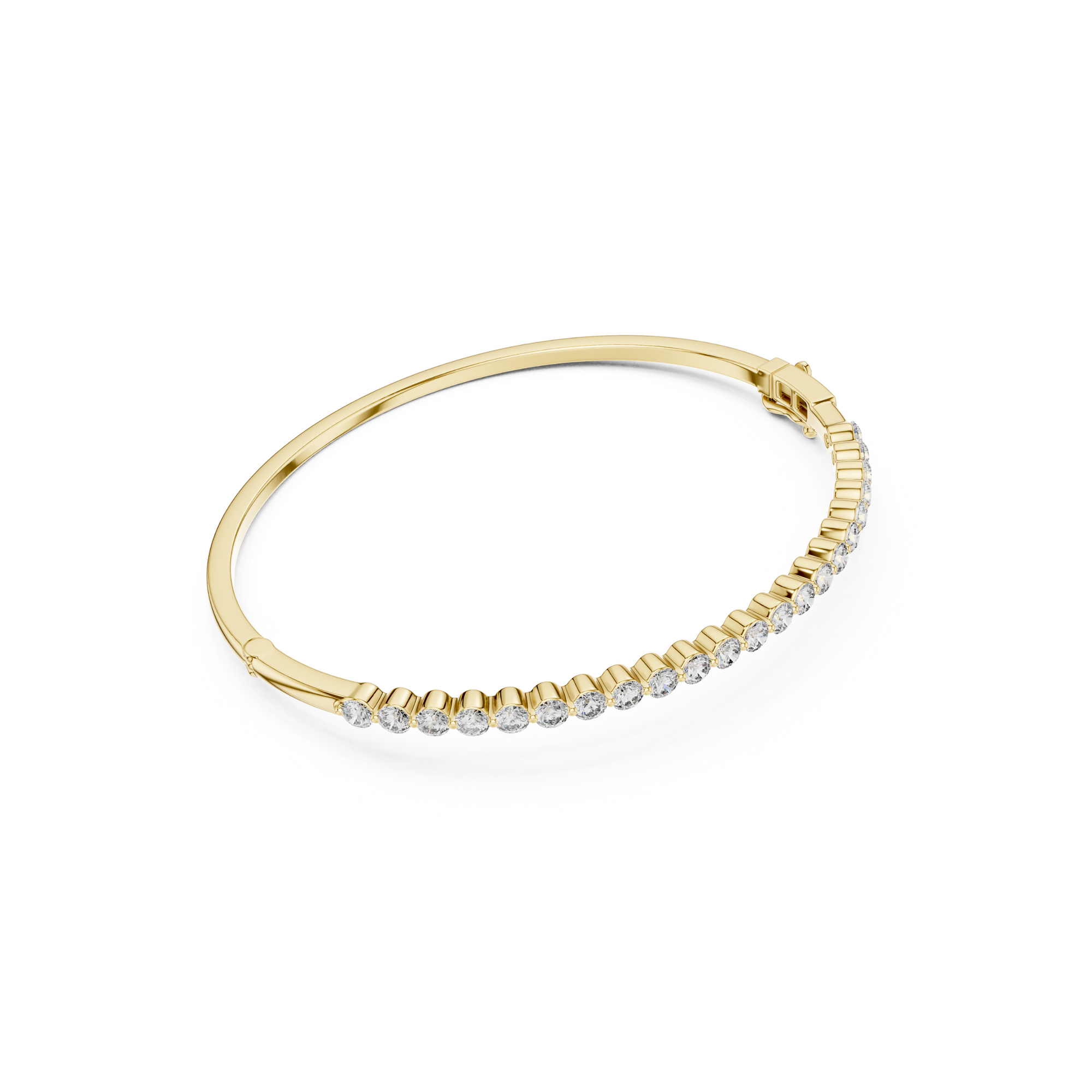 Eternity Lab Grown Diamond Bangle Bracelet