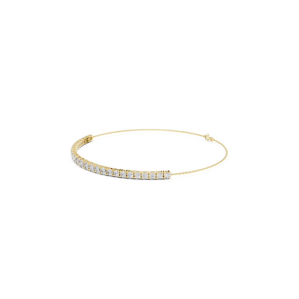 Delicate Lab Grown Diamond Chain Bracelet