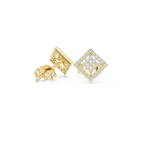 Cluster Squire Diamond Stud Earring