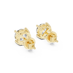 Classic Round Solitaire Diamond Stud