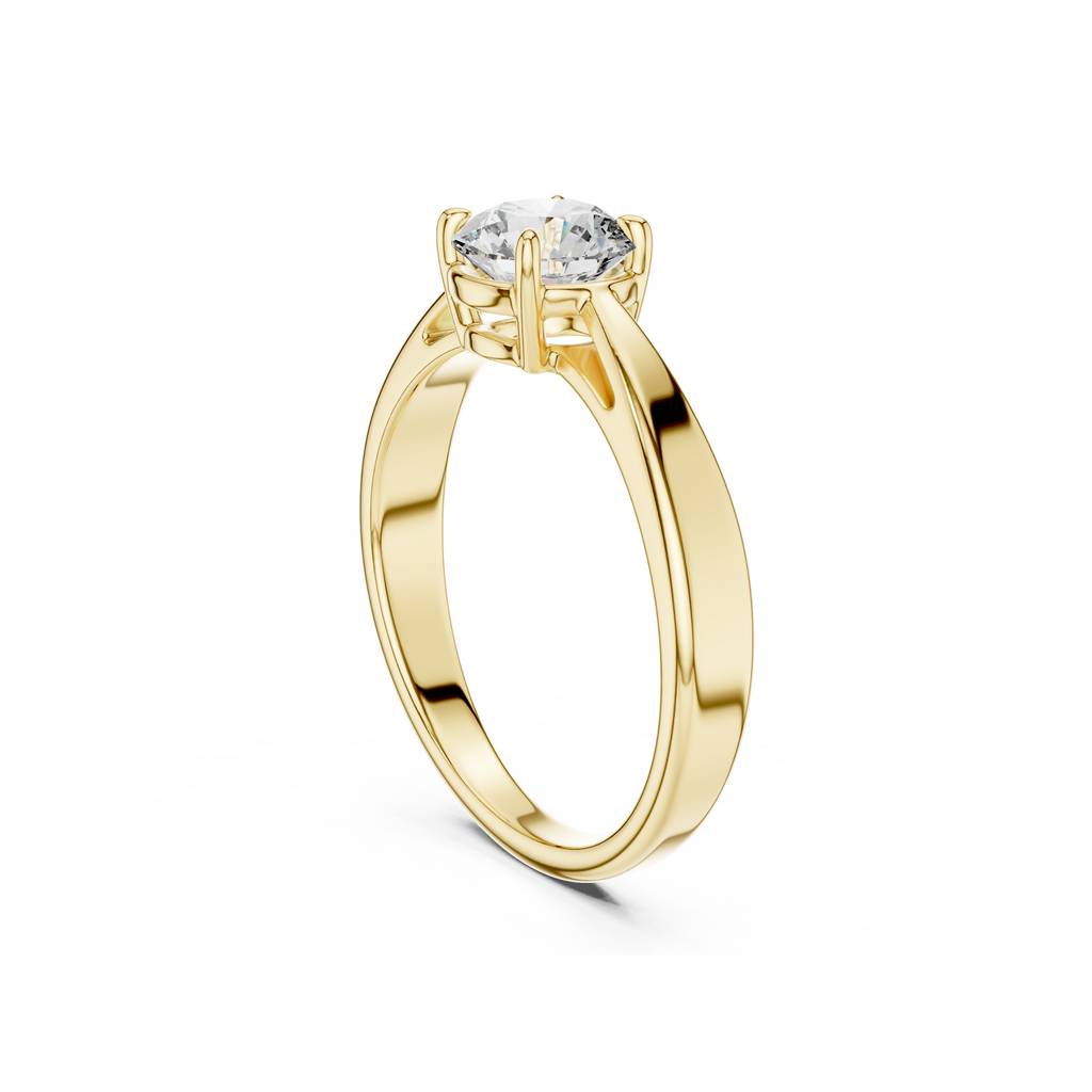Classic Solitaire Lab Grown Diamond Ring