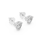 Heart Shape Lab Grown Diamond Stud