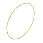 Classic Bezel Set Lab Grown Diamond Necklace