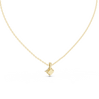 Princess Solitaire Lab Grown Diamond Pendant