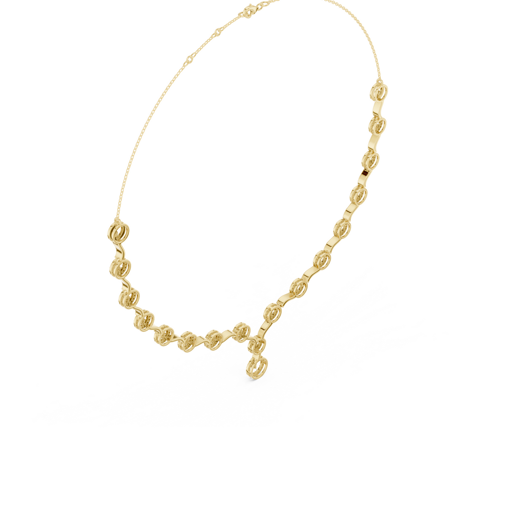 Circular Lab Grown Diamond Necklace