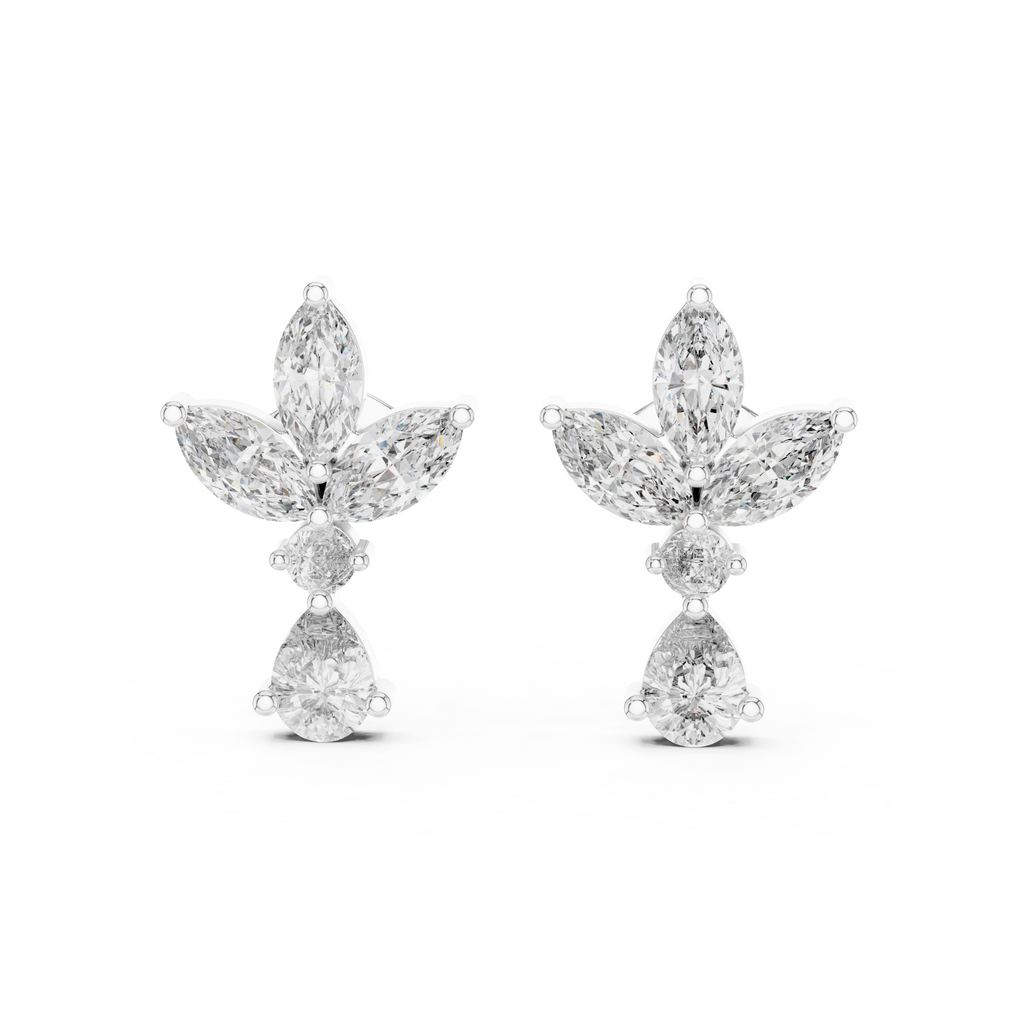 Butterfly Lab Grown Diamond Stud Earrings