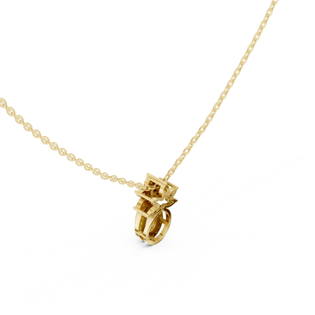 Tropical Lab Grown Diamond Pendant