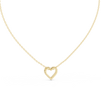 Delicate Heart Lab Grown Diamond Pendent