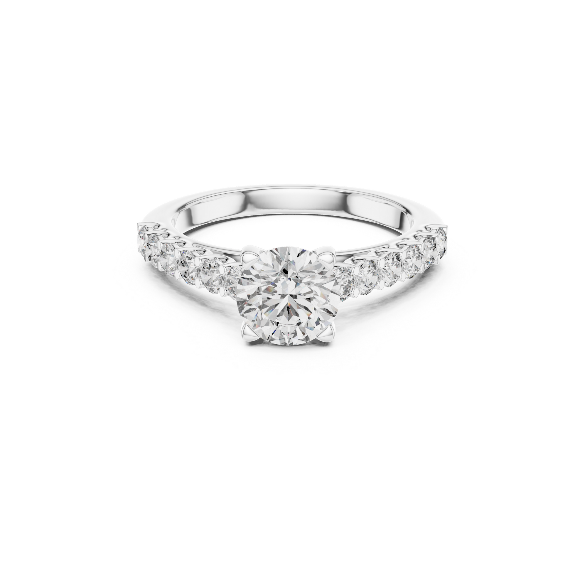 Vintage Classic Diamond Engagement Ring