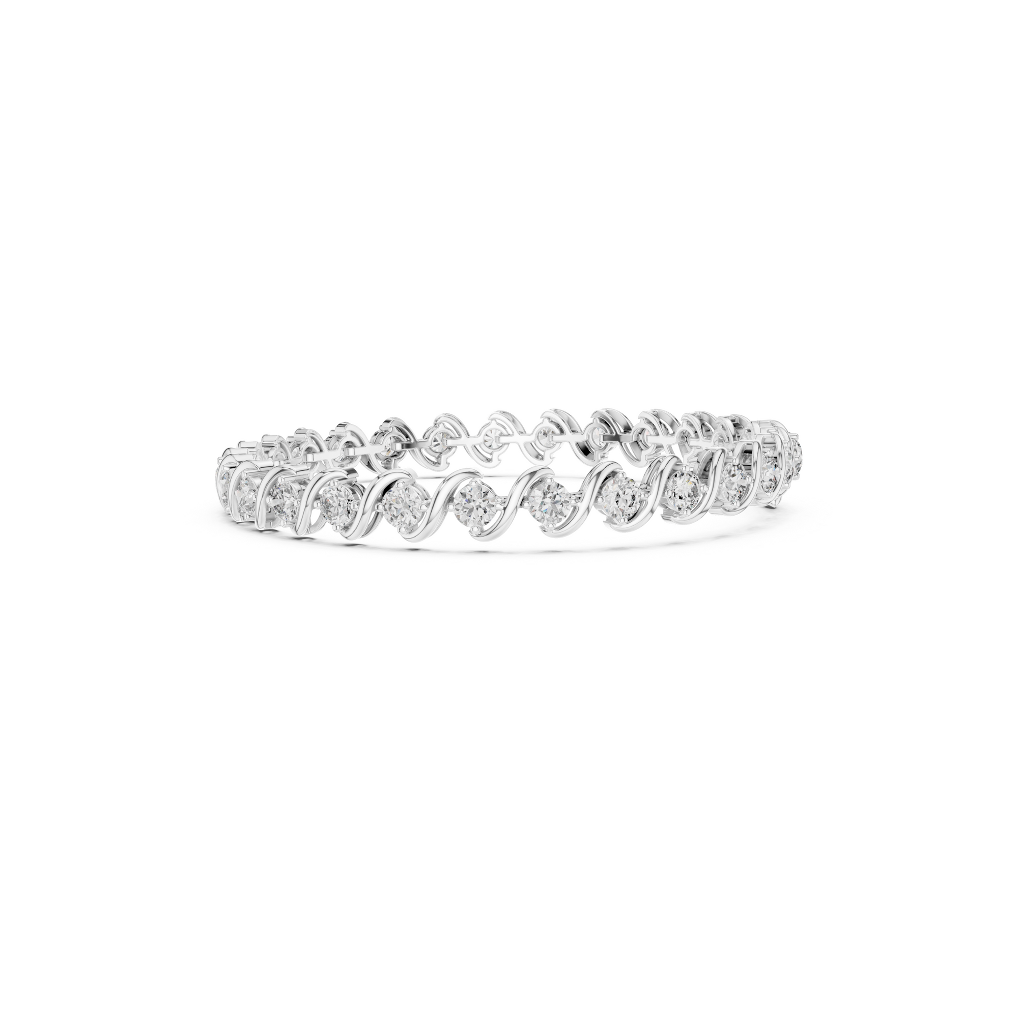 S-Link Lab Grown Diamond Tennis Bracelet