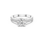 Round Solitaire Diamond Engagement Ring
