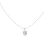 Round Cut Solitaire Lab Grown Diamond Pendant