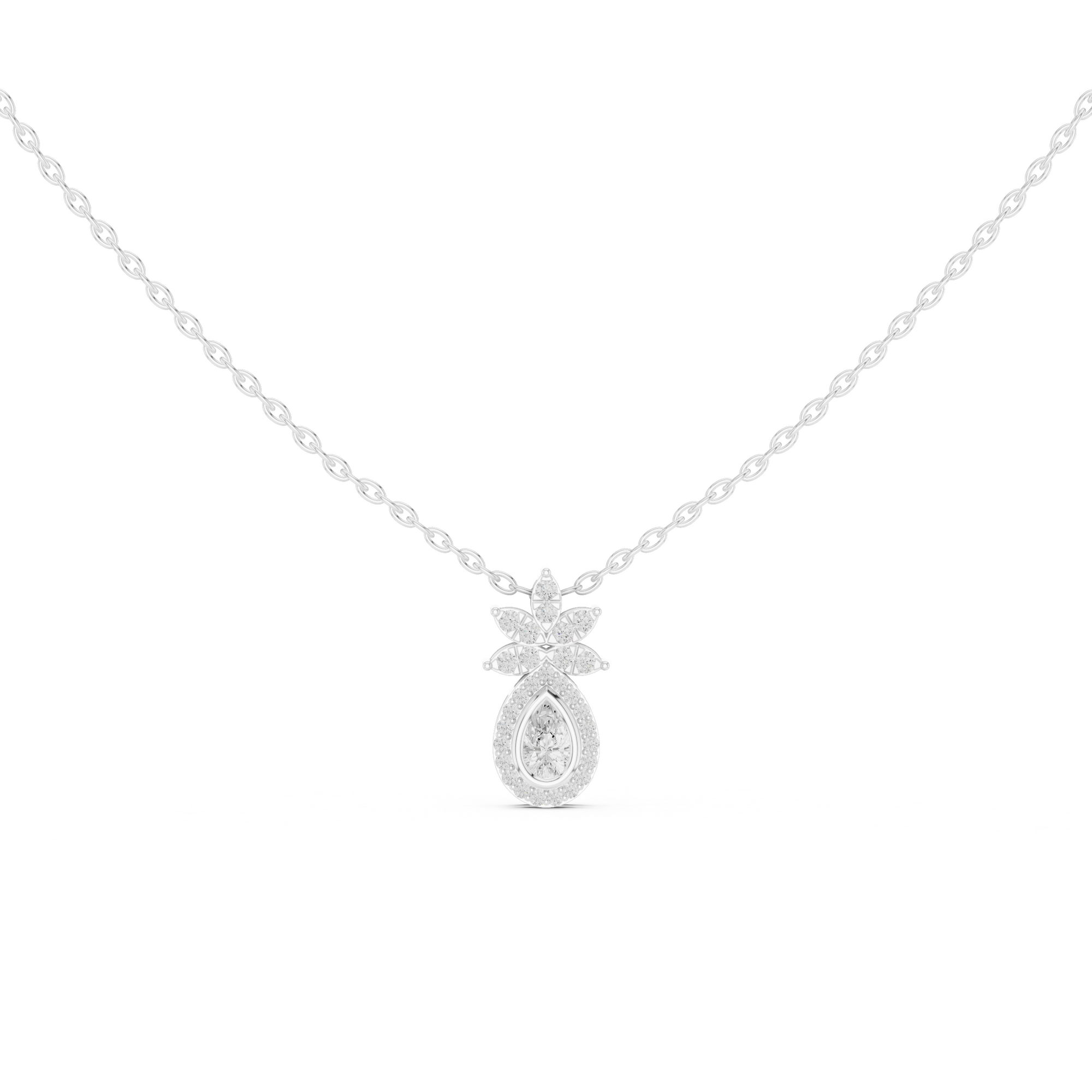 Tropical Lab Grown Diamond Pendant